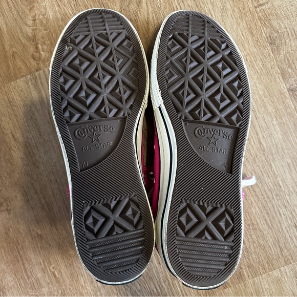 Converse Chuck Taylor High Top Hot Pink Canvas Sneakers Size 12 Barbiecore - Picture 11 of 12